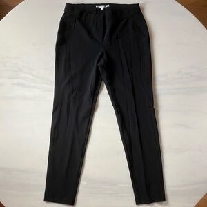 Veronica Beard Black Mid Rise Stretch Pants 14 (33 x 29.5)